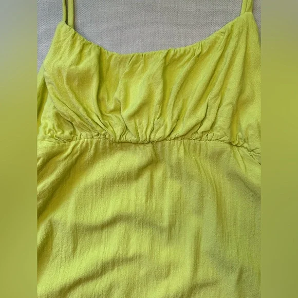 Mini dress scrunch, green, M - Picture 5 of 15